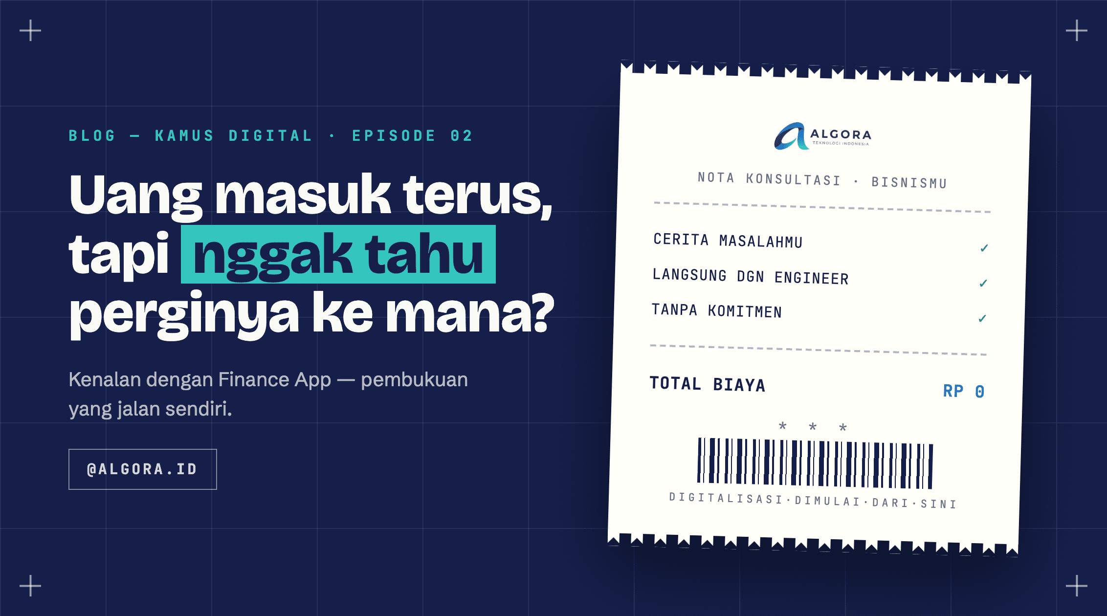 Uang Masuk Terus Tapi Nggak Tahu Perginya? Kenalan dengan Finance App