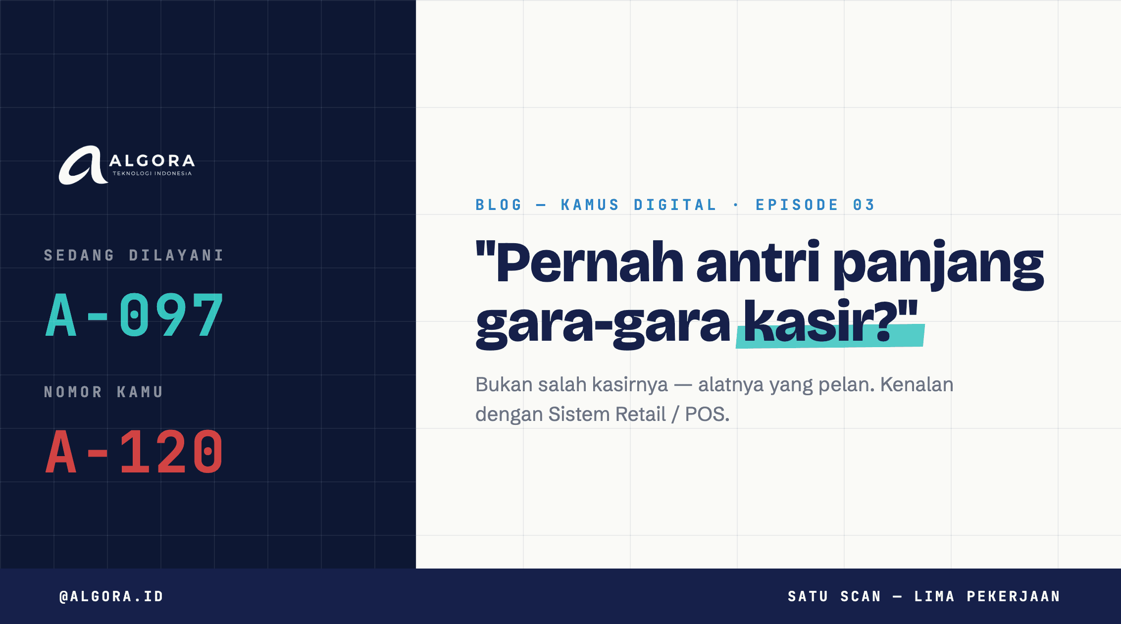 Pernah Antri Panjang Gara-gara Kasir? Kenalan dengan Sistem Retail / POS